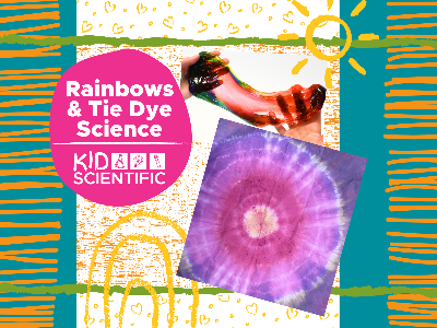  Rainbows & Tie Dye Science Weekly Class (5-12 Years)