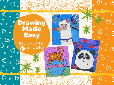 Drawing Made Easy as 1-2-3!!! Summer Camp (4-10 Years)